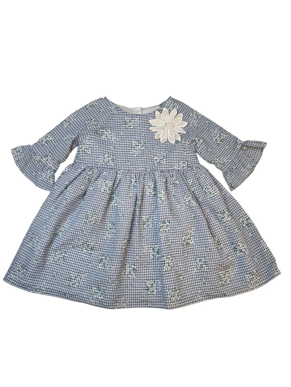 Pastourelle By Pippa & Julie Gingham Floral Dress